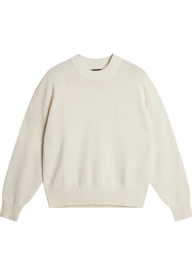 J.Lindeberg Eddy Cotton Wool Crew Neck - Mandy