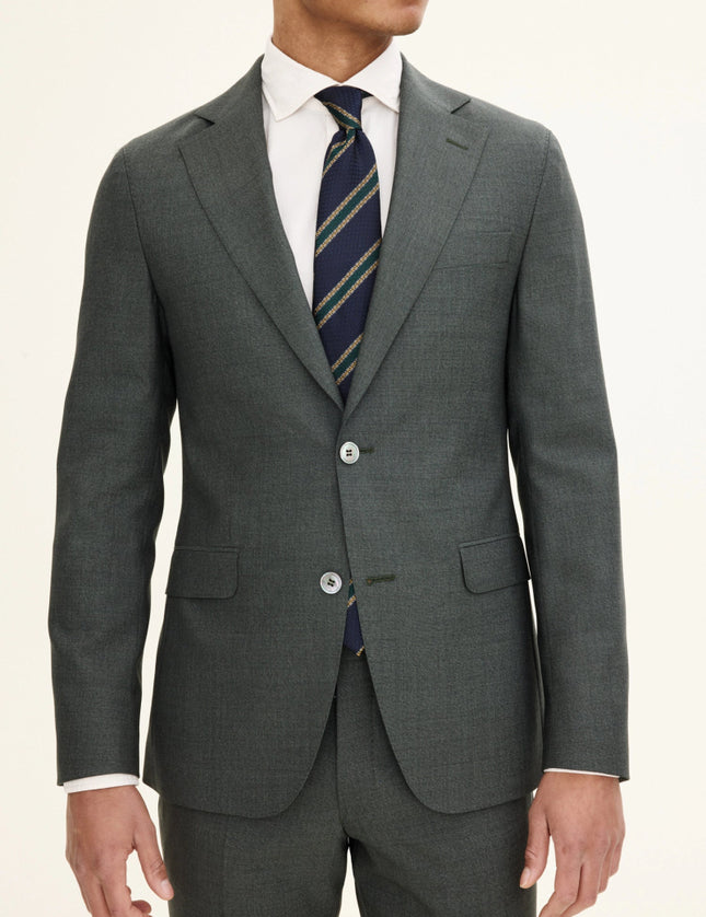 Oscar Jacobson Ego Slim Fit Sharkskin Blazer - Mandy