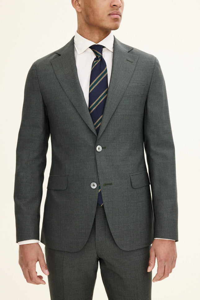 Oscar Jacobson Ego Slim Fit Sharkskin Blazer - Mandy