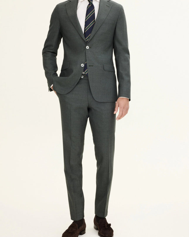 Oscar Jacobson Ego Slim Fit Sharkskin Blazer - Mandy