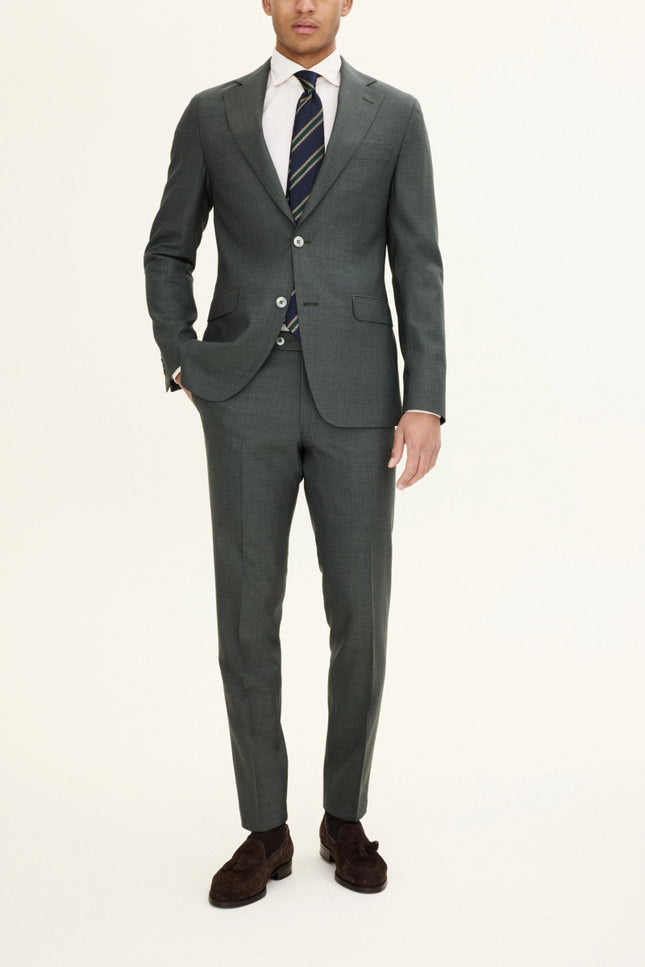 Oscar Jacobson Ego Slim Fit Sharkskin Blazer - Mandy