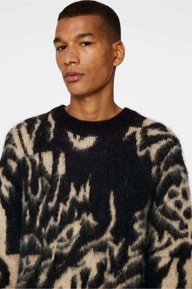 J.Lindeberg Falkor Jacquard Knit Sweater - Mandy