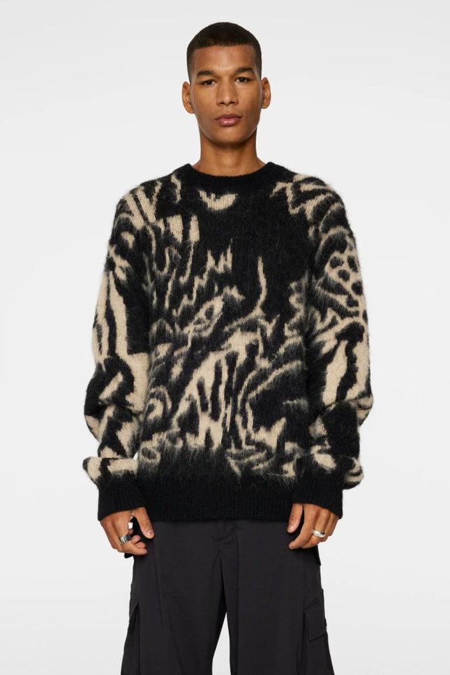 J.Lindeberg Falkor Jacquard Knit Sweater - Mandy