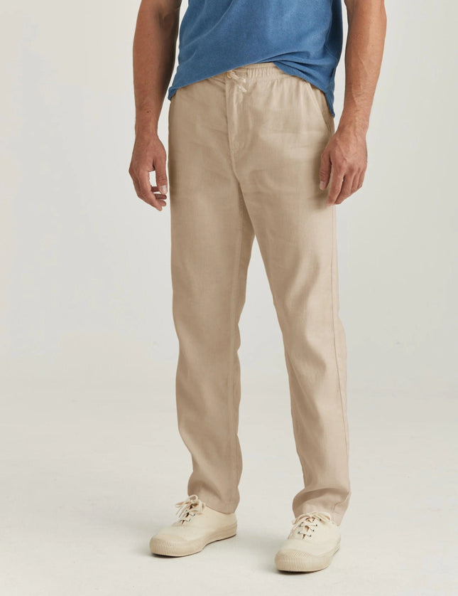 Morris Stockholm Fenix Linen Trousers - Mandy