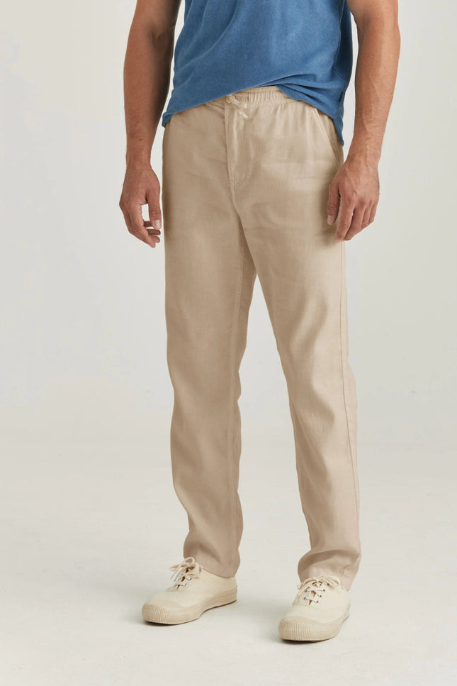 Morris Stockholm Fenix Linen Trousers - Mandy