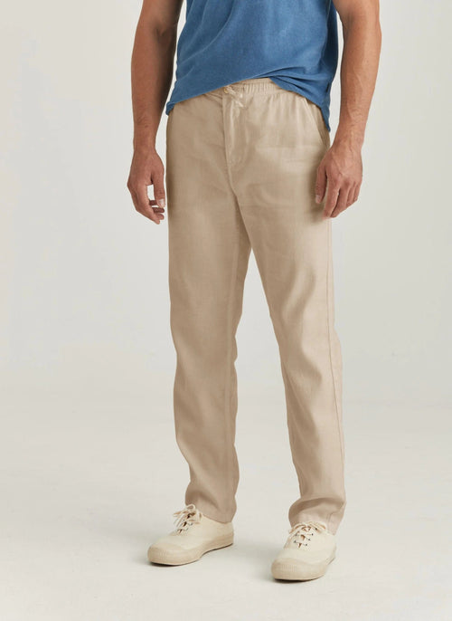 Morris Stockholm Fenix Linen Trousers - Mandy