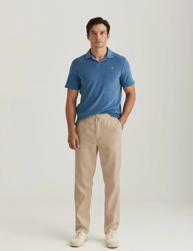 Morris Stockholm Fenix Linen Trousers - Mandy