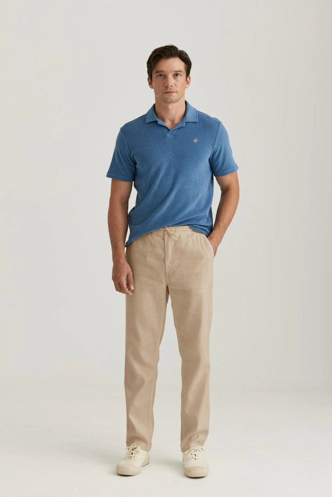 Morris Stockholm Fenix Linen Trousers - Mandy