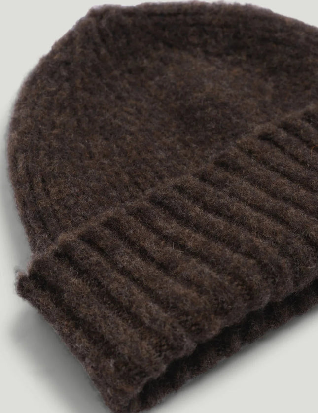 Fishtail Fishtail Shaggy Beanie - Brown - Mandy