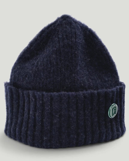 Fishtail Fishtail Shaggy Beanie - Navy - Mandy