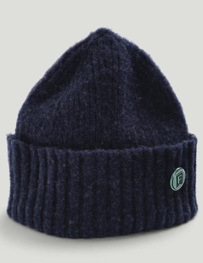 Fishtail Fishtail Shaggy Beanie - Navy - Mandy