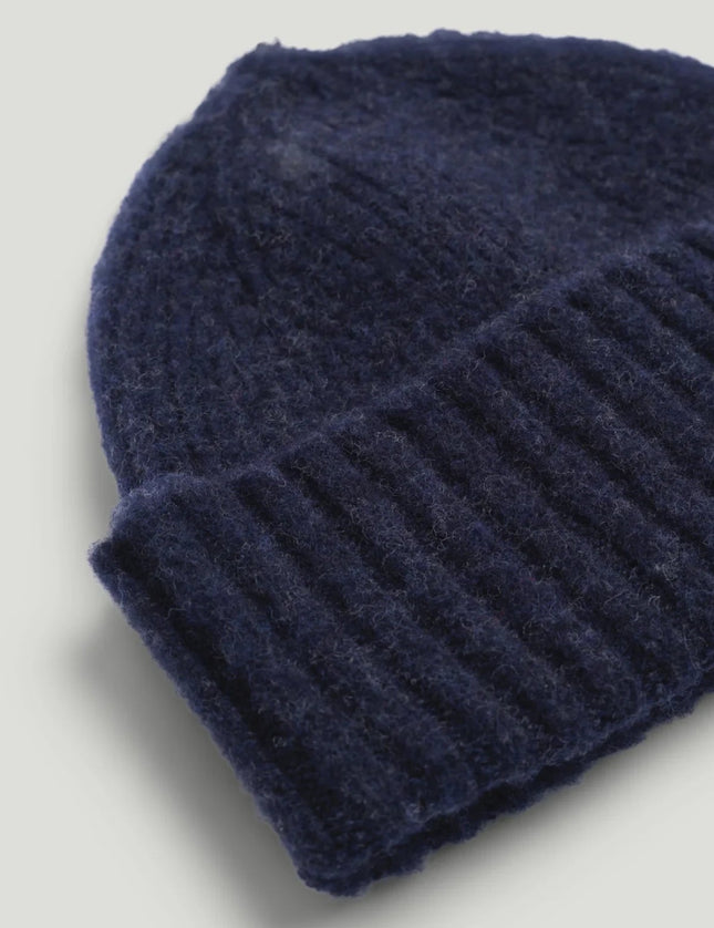 Fishtail Fishtail Shaggy Beanie - Navy - Mandy