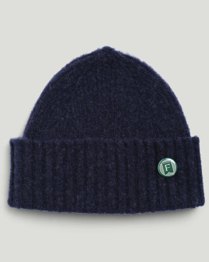 Fishtail Fishtail Shaggy Beanie - Navy - Mandy