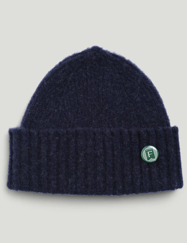 Fishtail Fishtail Shaggy Beanie - Navy - Mandy