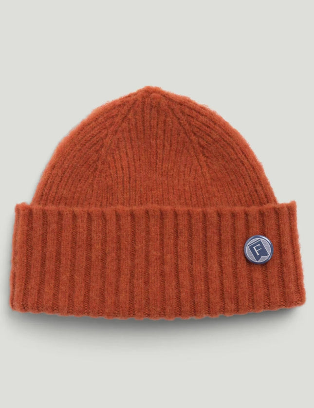 Fishtail Fishtail Shaggy Beanie - Rust - Mandy