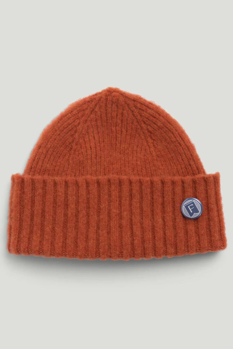 Fishtail Fishtail Shaggy Beanie - Rust - Mandy