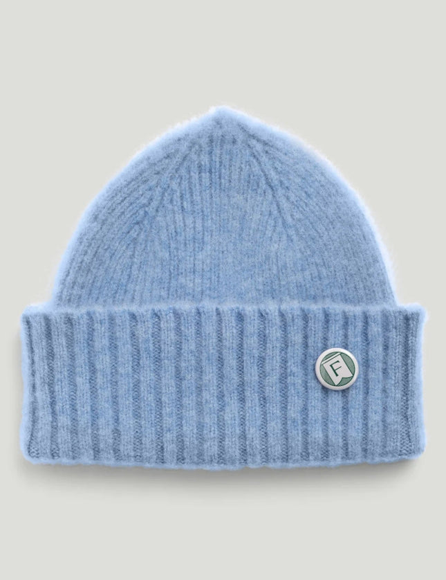 Fishtail Fishtail Shaggy Beanie - Sky - Mandy