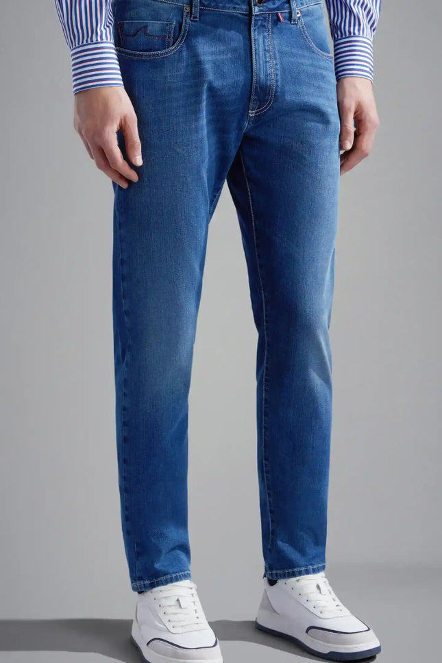 Paul & Shark Giza Cotton Denim Stretch Jeans - Mandy