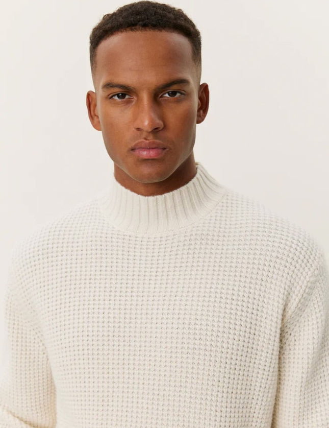 Les Deux Grady Waffle Mockneck - Mandy