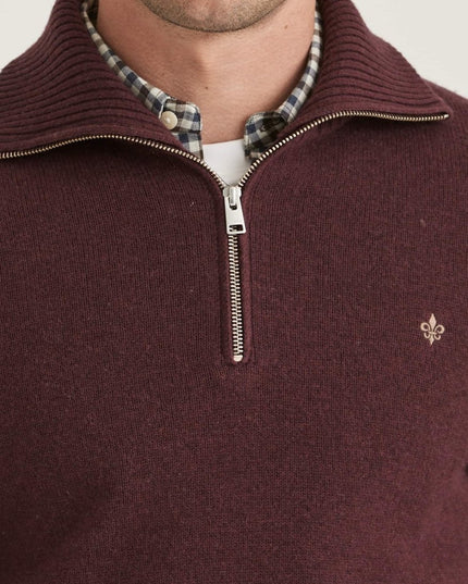 Morris Stockholm Hertford Half Zip - Mandy