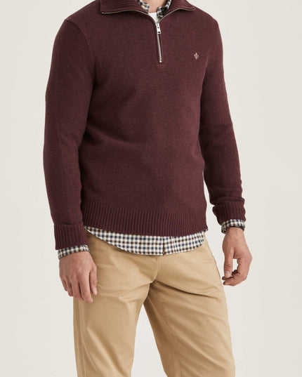 Morris Stockholm Hertford Half Zip - Mandy