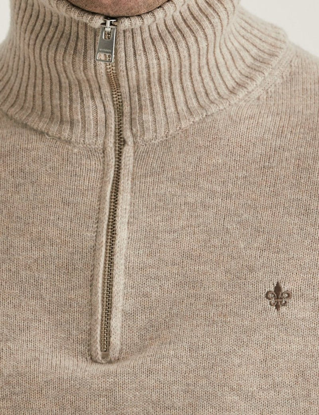 Morris Stockholm Hertford Half Zip - Mandy