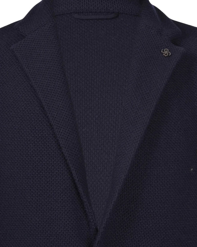 Gran Sasso Honeycomb Merinos Wool Knit Jacket - Mandy