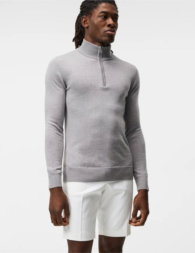 J.Lindeberg Kian Zipped Golf Sweater - Mandy