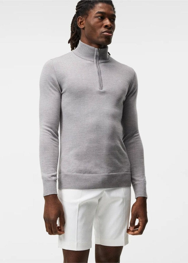 J.Lindeberg Kian Zipped Golf Sweater - Mandy