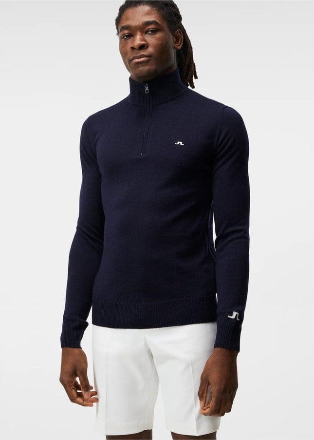 J.Lindeberg Kian Zipped Golf Sweater - Mandy