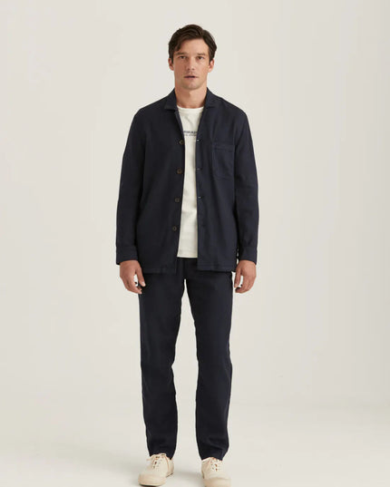 Morris Stockholm Linen Shirt Jacket - Mandy