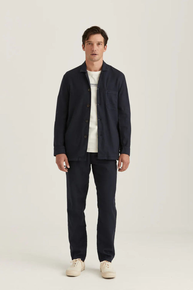 Morris Stockholm Linen Shirt Jacket - Mandy