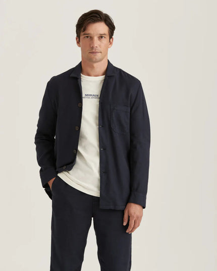 Morris Stockholm Linen Shirt Jacket - Mandy