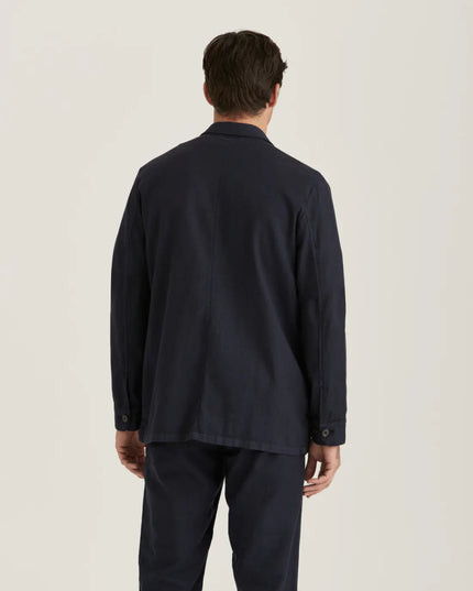 Morris Stockholm Linen Shirt Jacket - Mandy