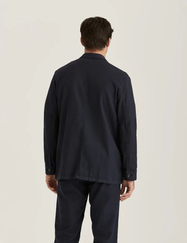 Morris Stockholm Linen Shirt Jacket - Mandy