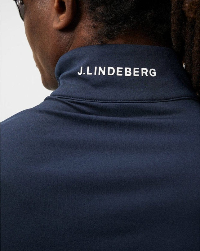 J.Lindeberg Luke Half Zip Mid Layer - Mandy