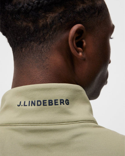 J.Lindeberg Luke Quarter Zip Mid Layer - Mandy