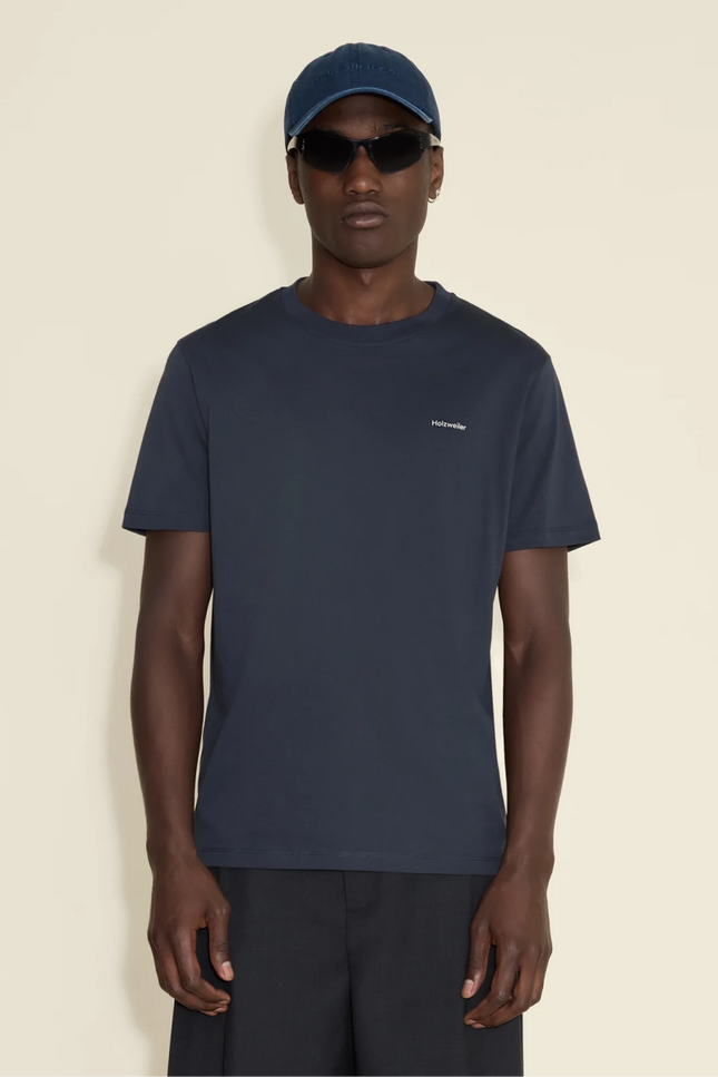 Holzweiler M Regular Tee Dk. Navy - Mandy