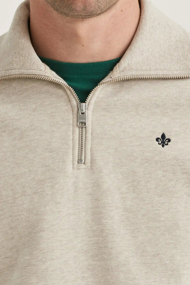 Morris Stockholm Maryon Half Zip - Mandy