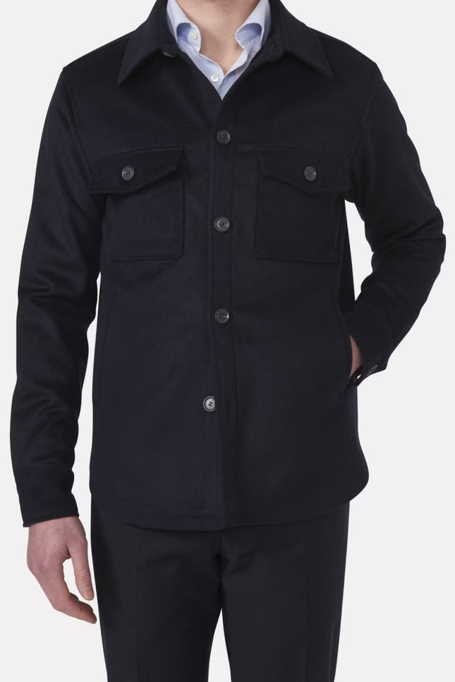 Oscar Jacobson Maverick Regular Fit Overshirt - Mandy