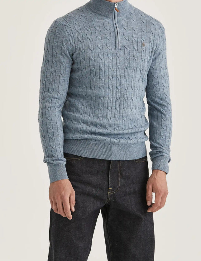 Morris Stockholm Merino Cable John Zip - Mandy