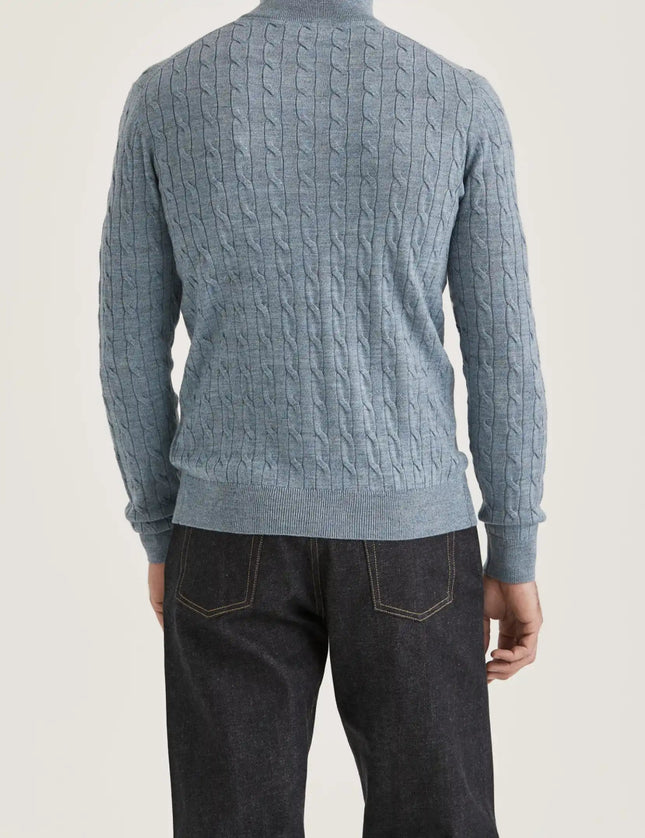 Morris Stockholm Merino Cable John Zip - Mandy