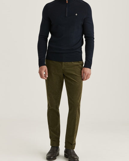 Morris Stockholm Merino John Zip - Mandy