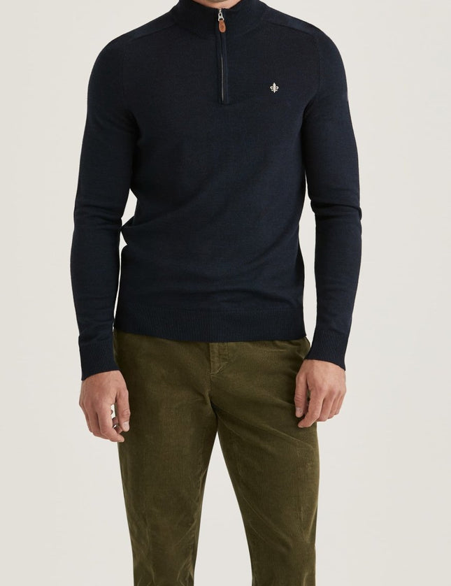 Morris Stockholm Merino John Zip - Mandy