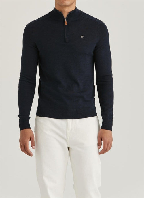 Morris Stockholm Merino john zip - Mandy