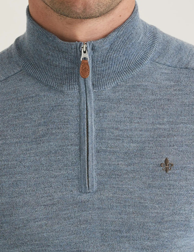 Morris Stockholm Merino John Zip - Mandy