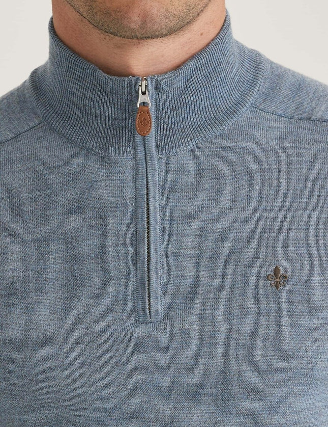 Morris Stockholm Merino John Zip - Mandy