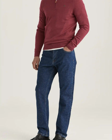 Morris Stockholm Merino John Zip - Mandy