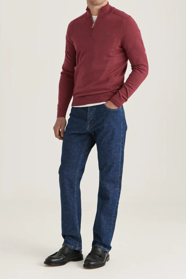 Morris Stockholm Merino John Zip - Mandy