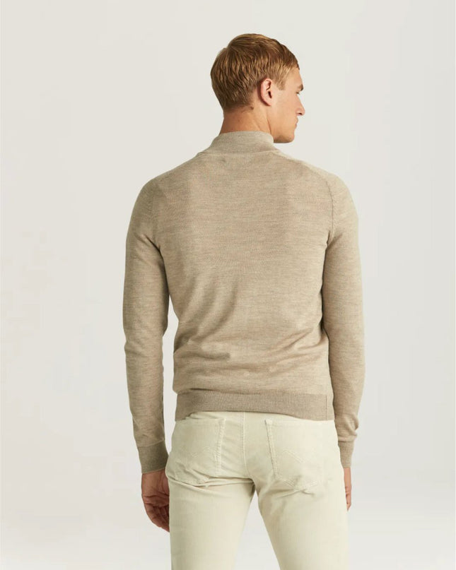 Morris Stockholm Merino john zip - Mandy